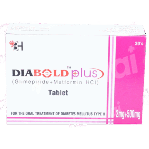 Diabold Plus 2/500mg Tablet